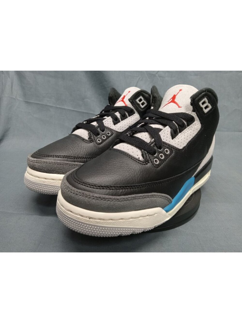 Nike Boys Air Jordan 3 Retro OG (GS) Sneakers Black Size 4 NEW NO BOX! - Picture 4 of 11